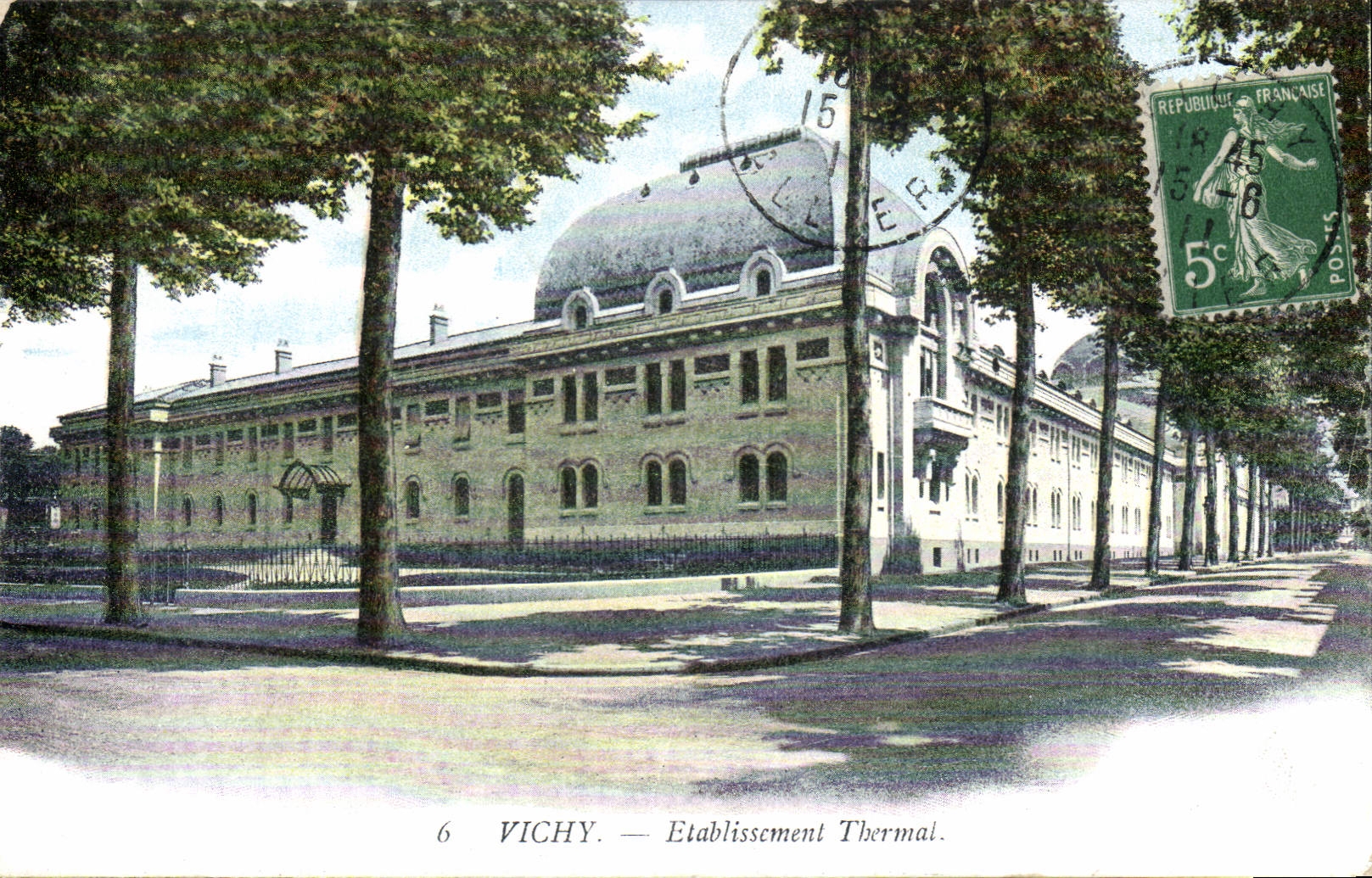 CPA Vichy Etablissement Thermal 