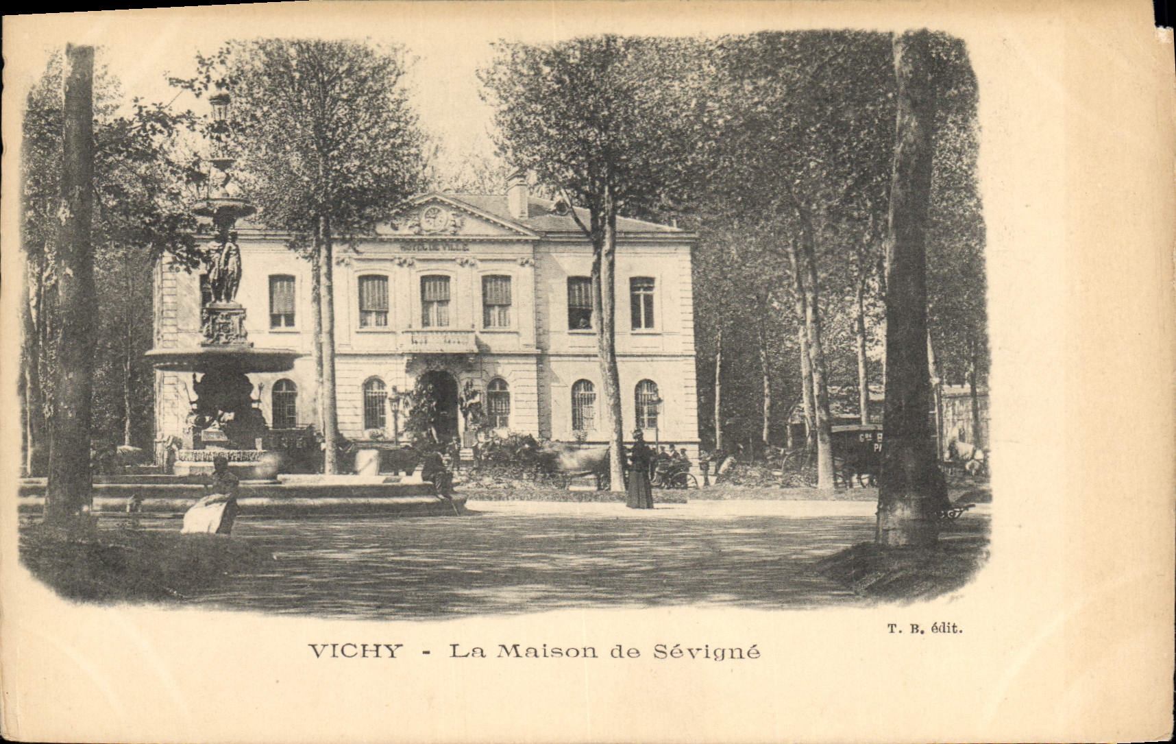 CPA Vichy La Maison de Sevigne 