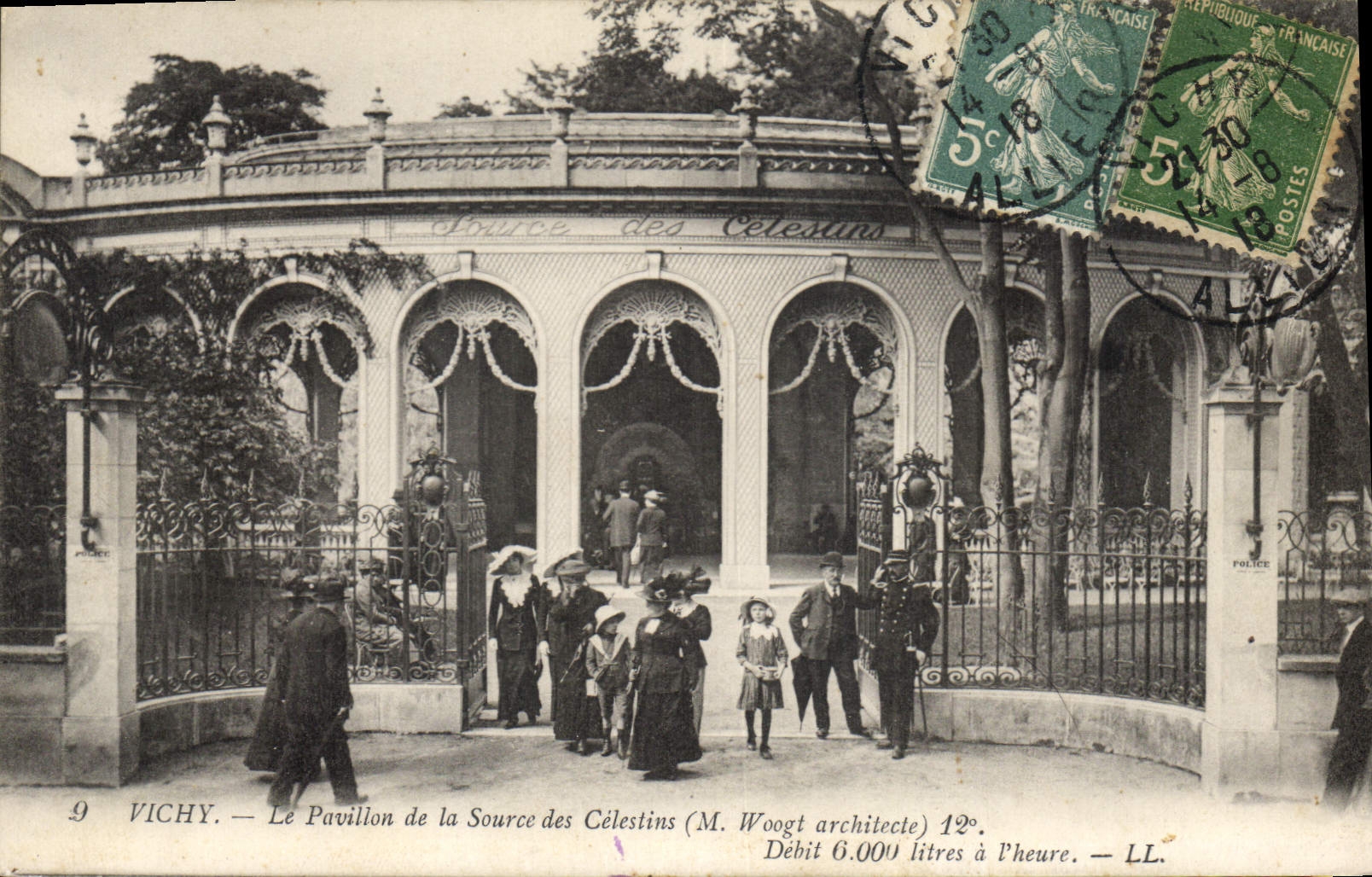 CPA Vichy Le Pavillon de la Source des Celestins 