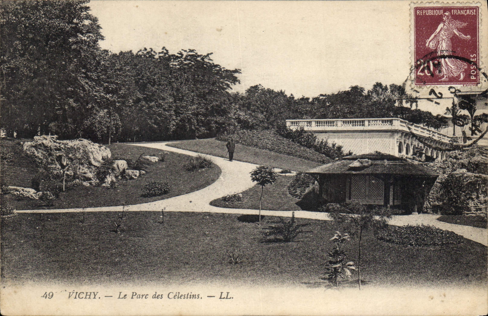 CPA Vichy Le Parc des Celestins 