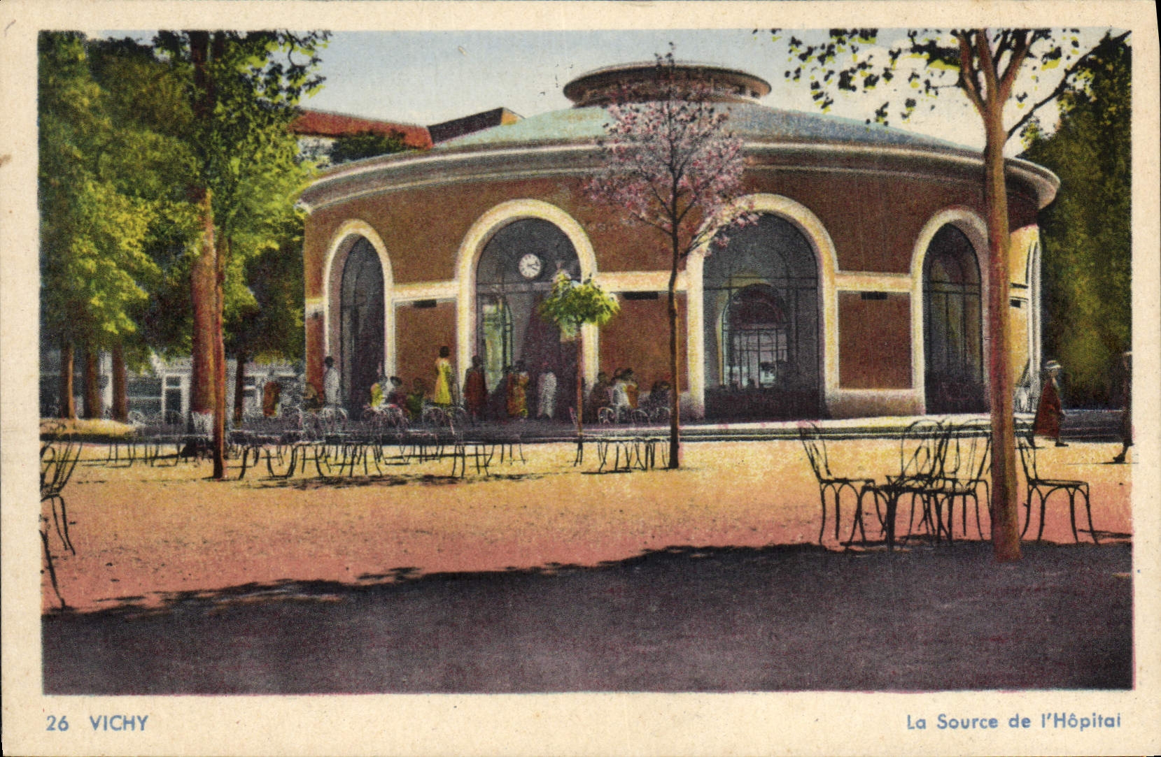 CPA Vichy La Source de l'Hopital 