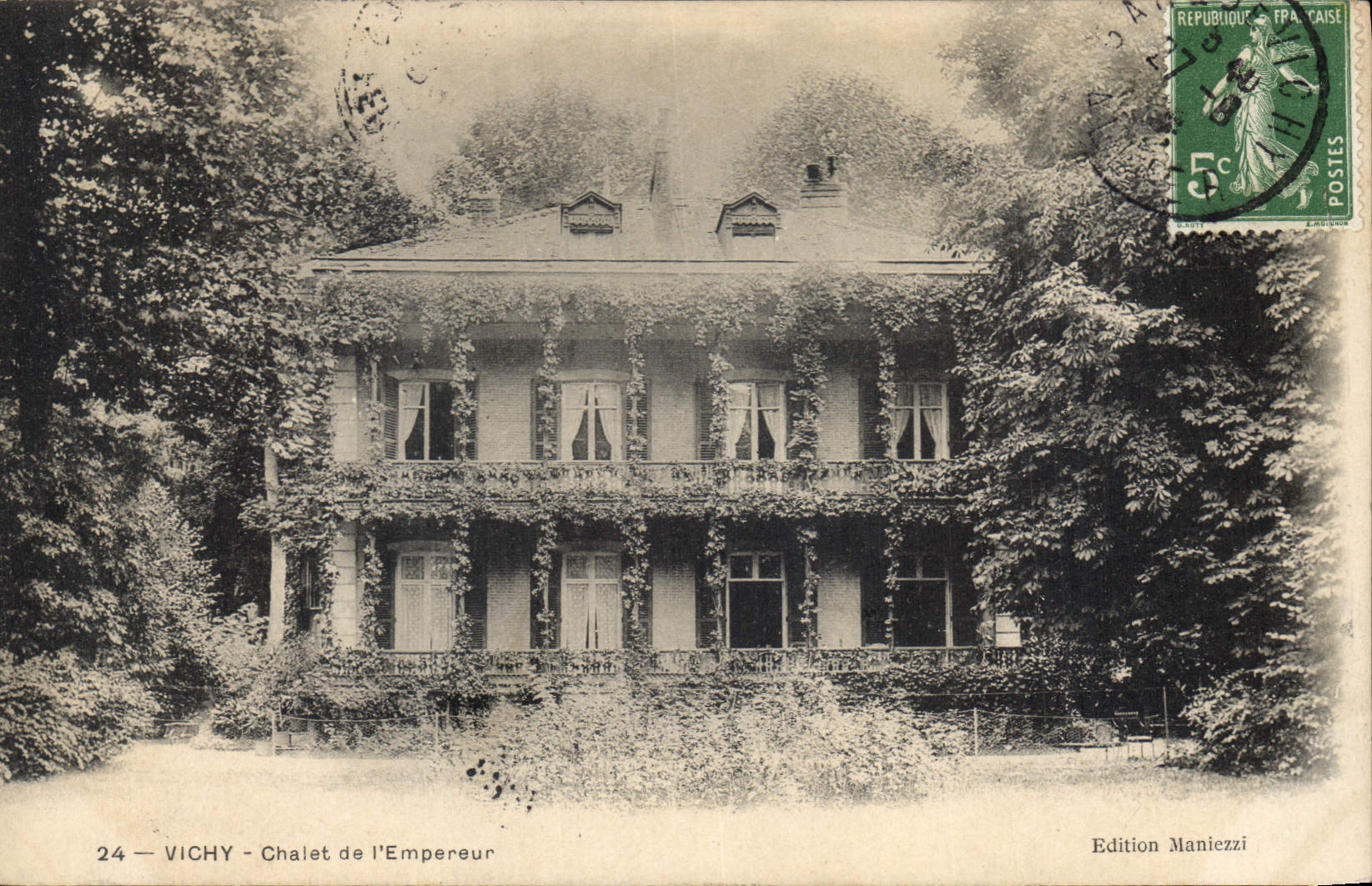 CPA Vichy Chalet de l'Empereur 