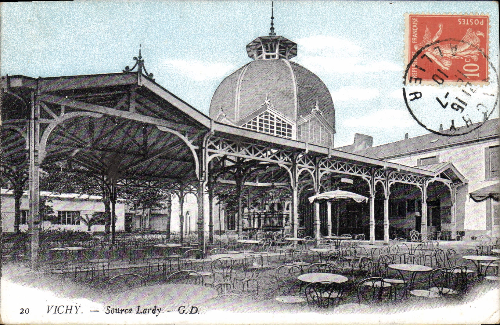 CPA Vichy Source Lardy 