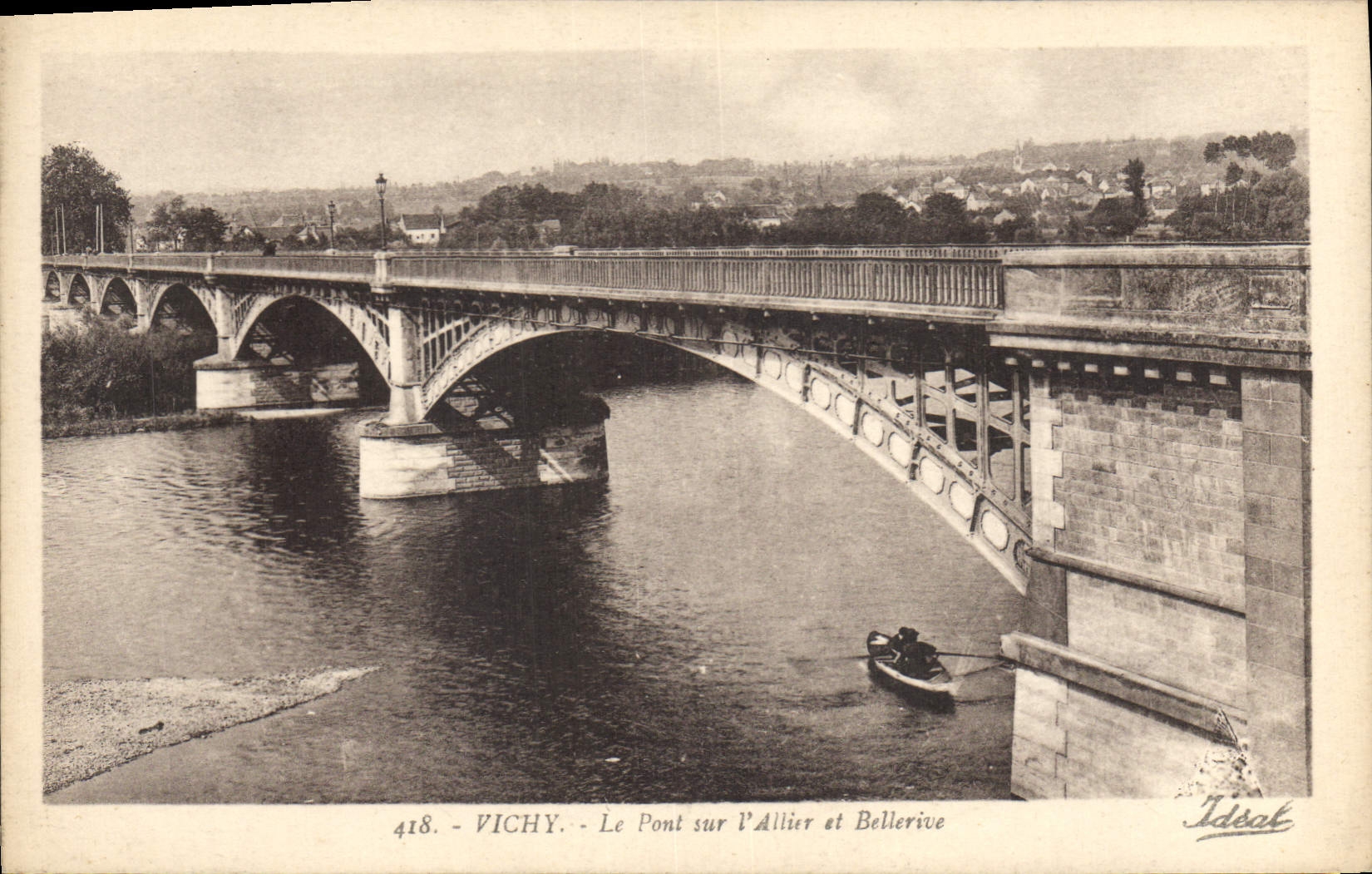 CPA Vichy Le Pont sur l'Allier et Bellerive 