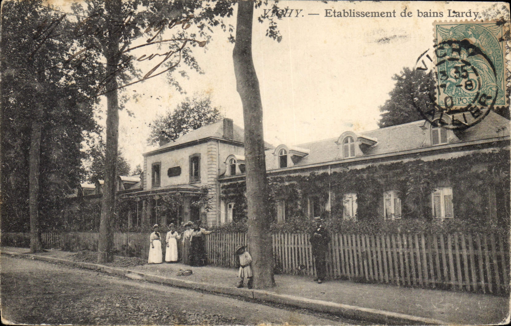 CPA Vichy Etablissement de bains Lardy 