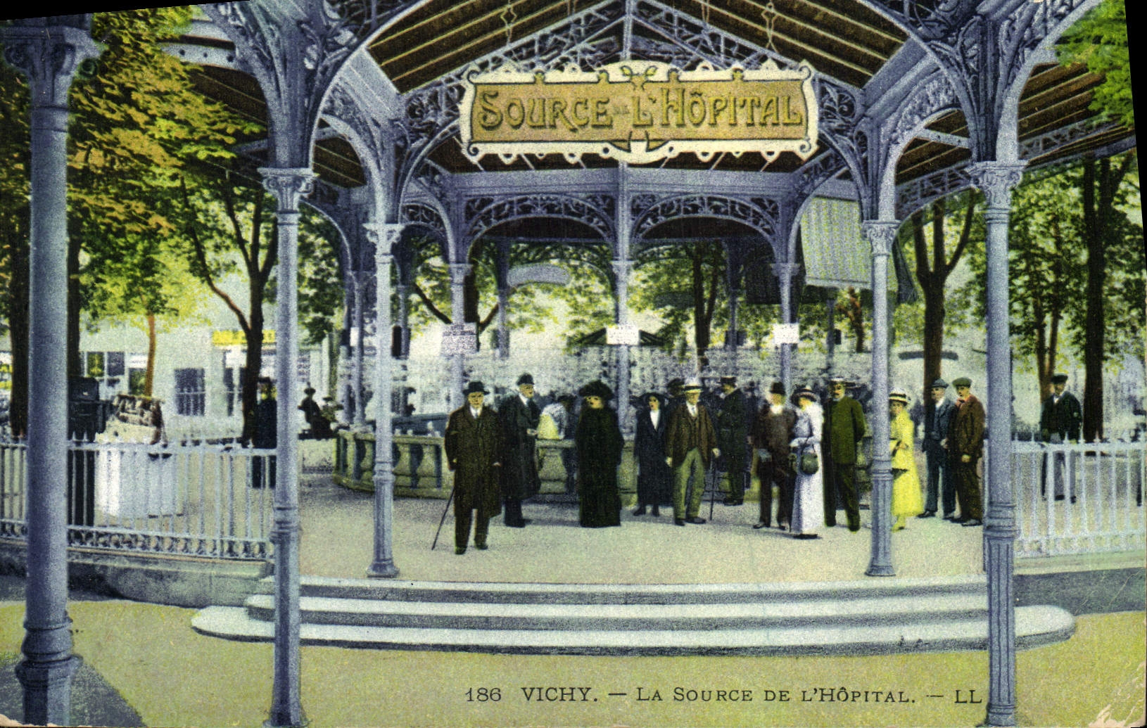 CPA Vichy La Source de l'Hopital 