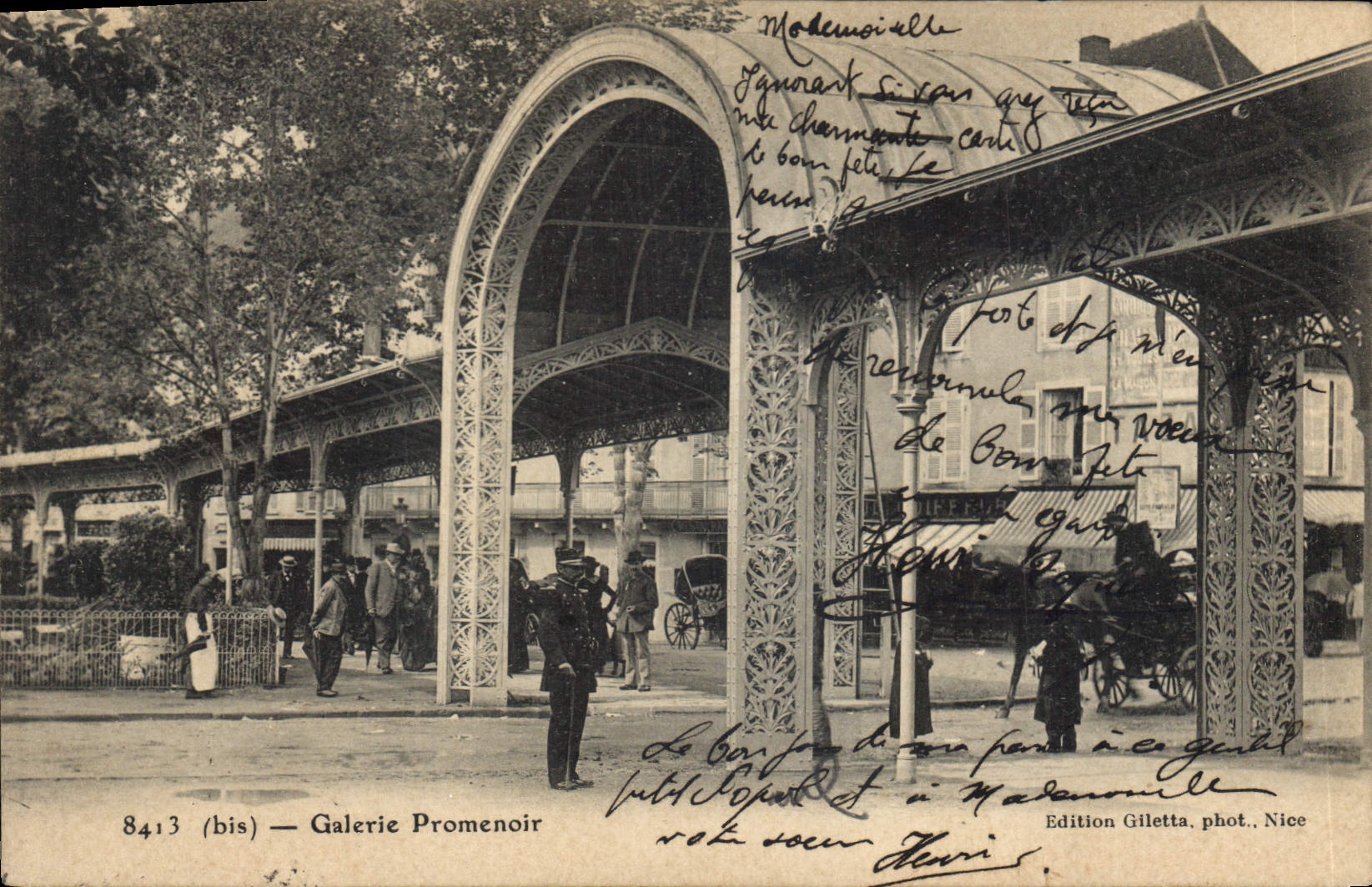 CPA Galerie Promenoir Vichy