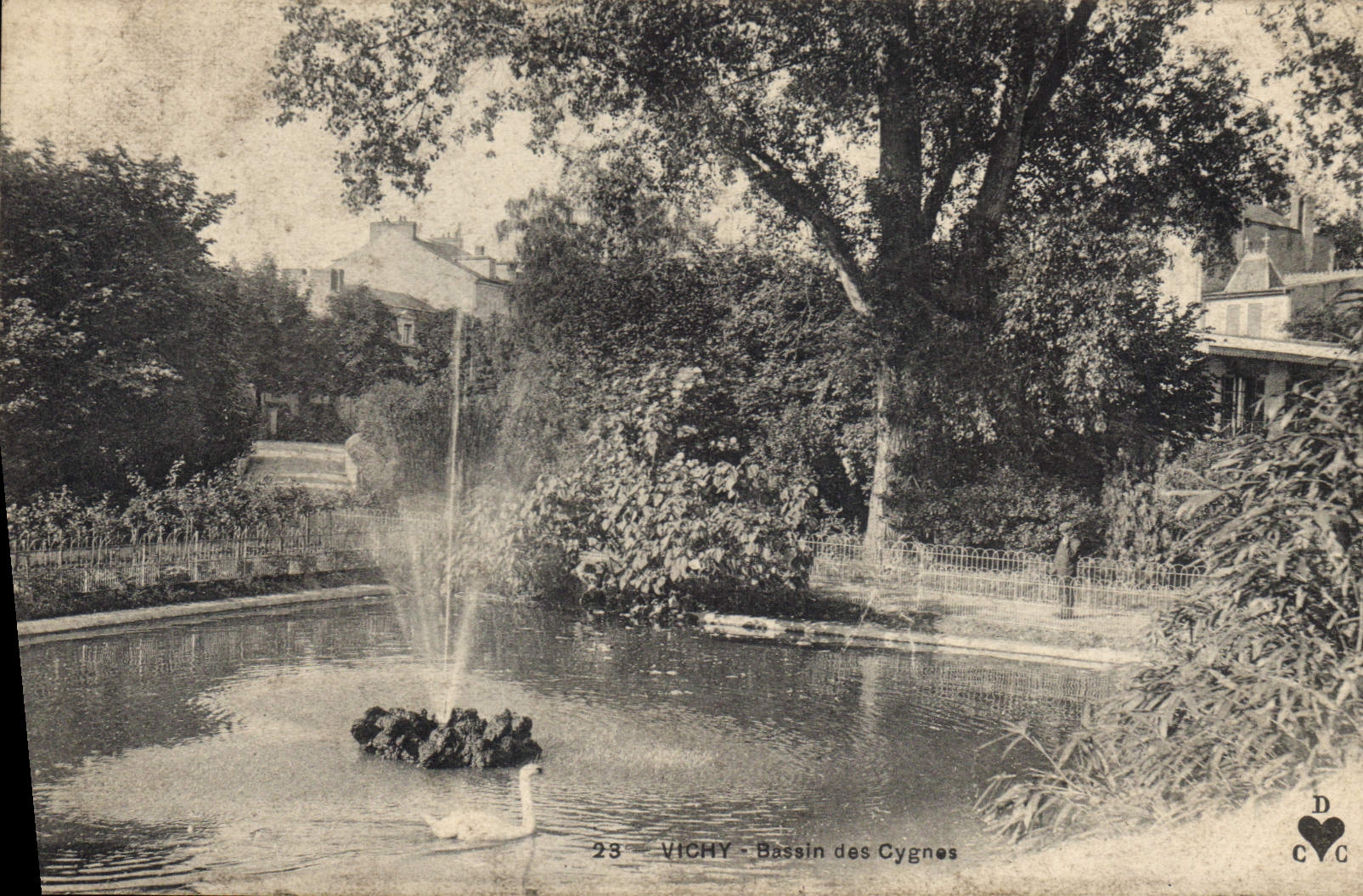 CPA Vichy Basain des Cygnes 
