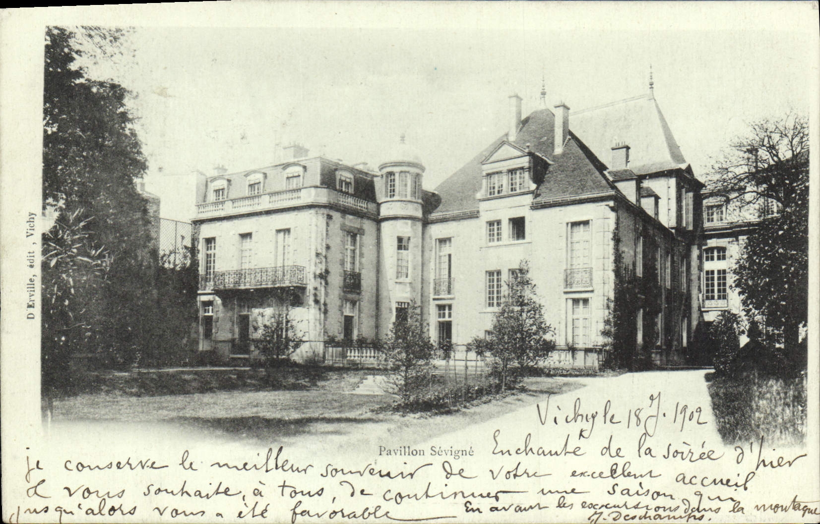 CPA Pavillon Sevigne 