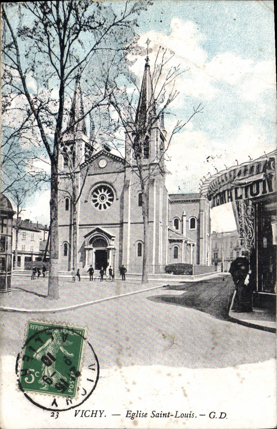 CPA Vichy Eglise St Louis 