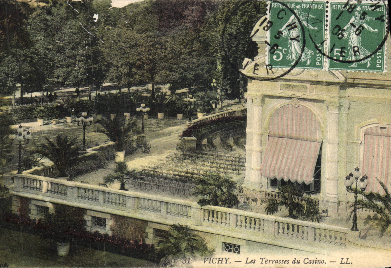 CPA Vichy Les Terrasses du Casino 