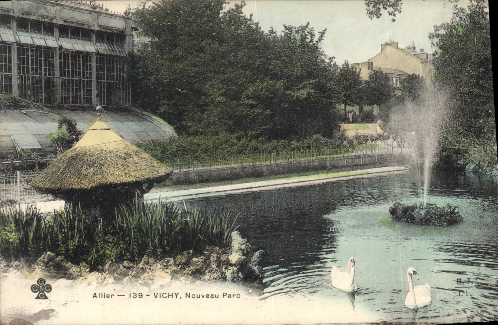 CPA Allier Vichy Nouveau Parc 
