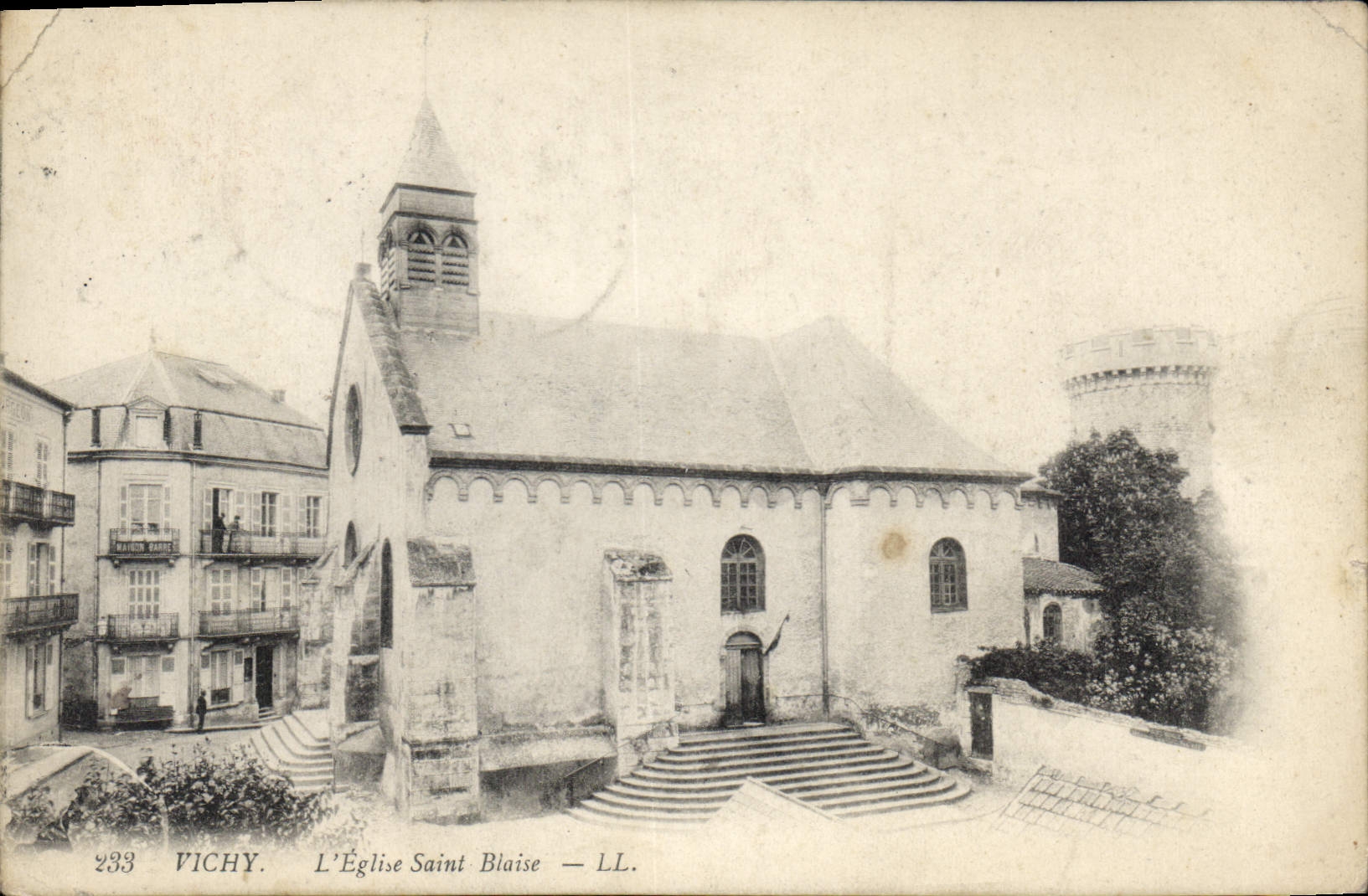 CPA Vichy L'Eglise St Blaise 