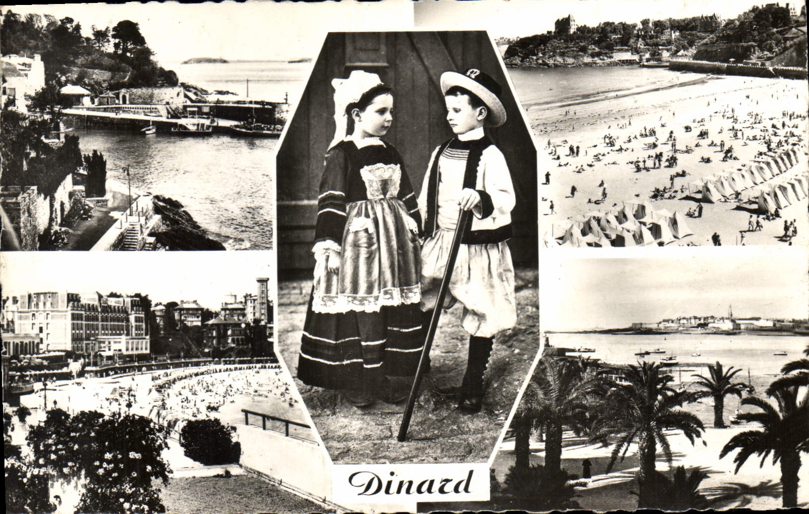 CPA Dinard Promenade du Clair de Lune 