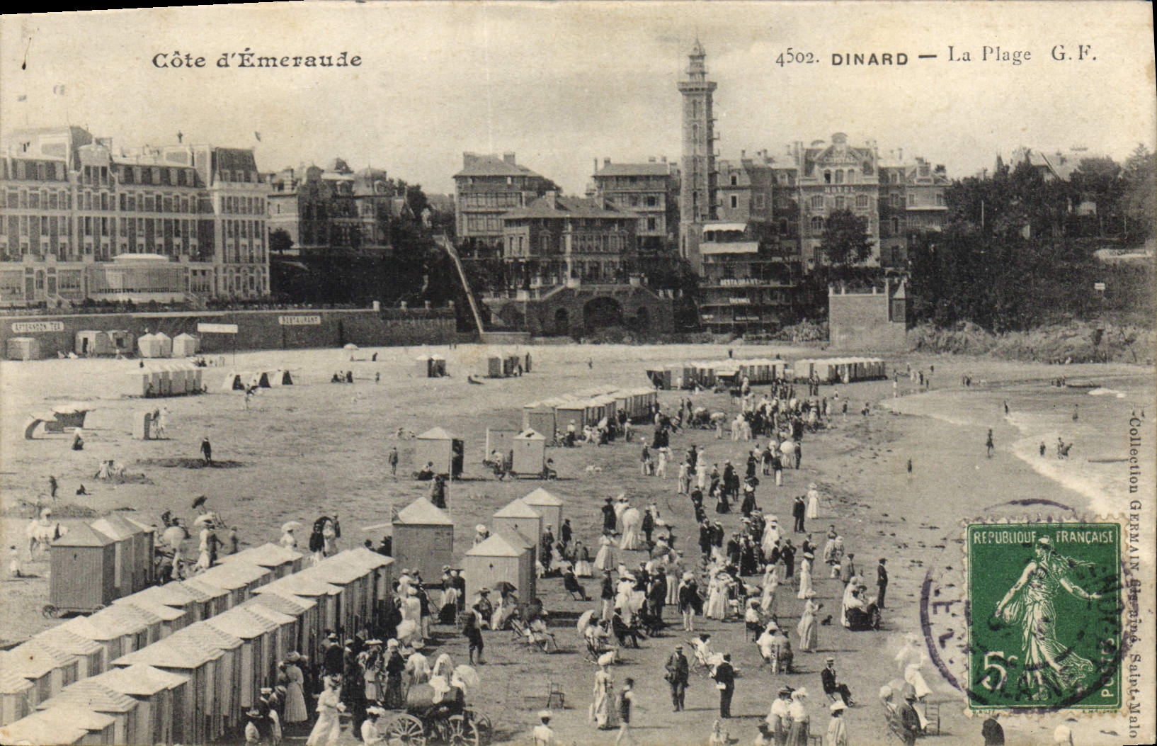 CPA Cote d'Emeraude Dinard La Plage 