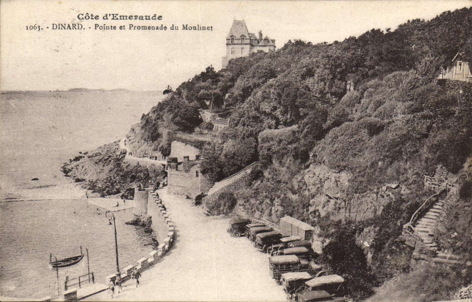 CPA Cote d'Emeraude Dinard Pointe et Promenade du Moulinet