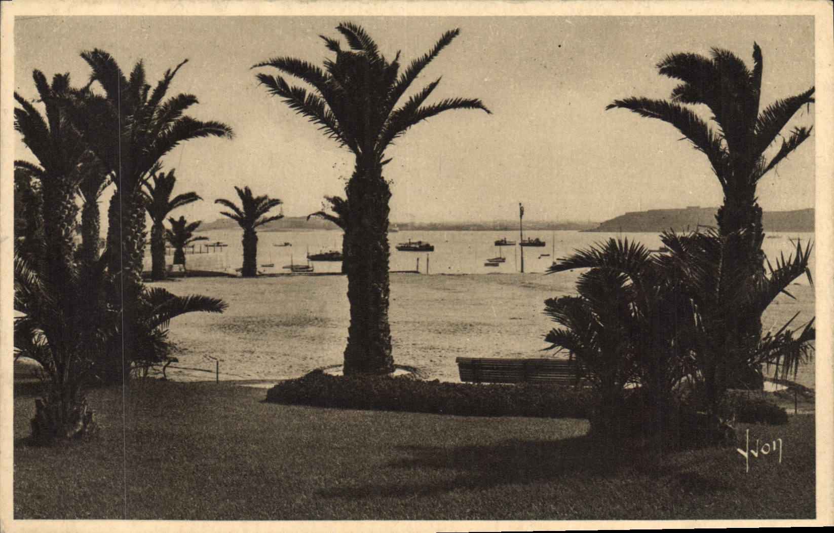CPA Dinard I et V Square des palmiers 
