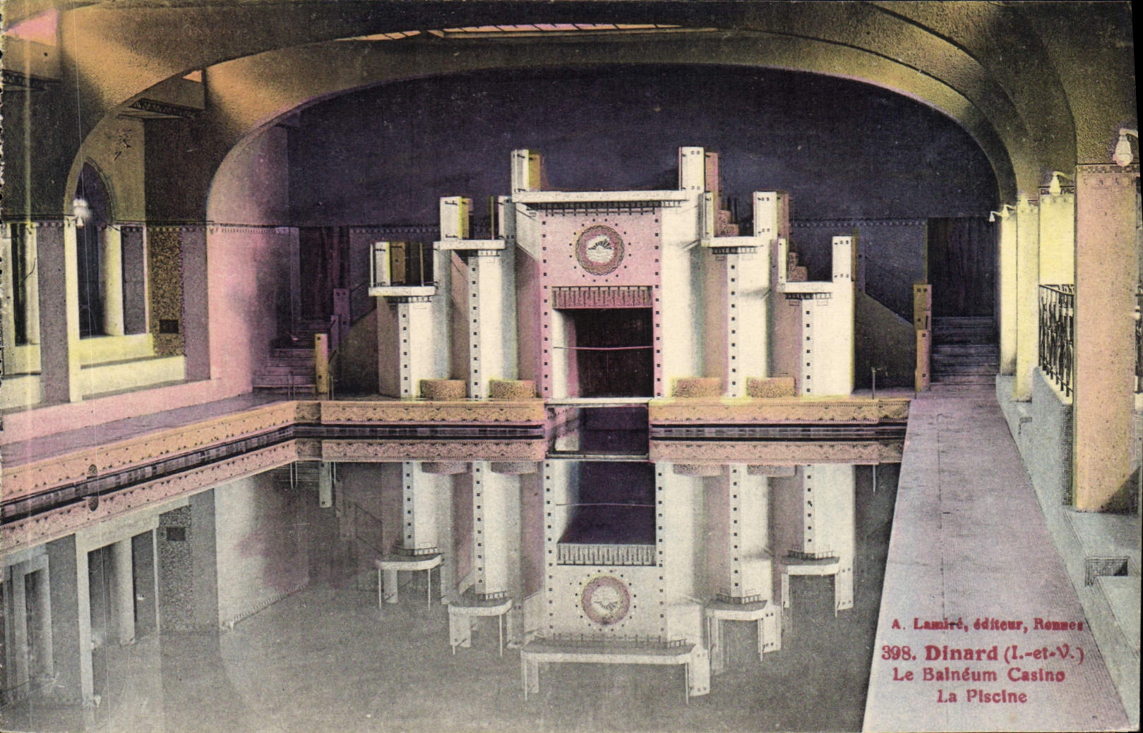 CPA Dinard I et V Le Balneum Casino La Piscine