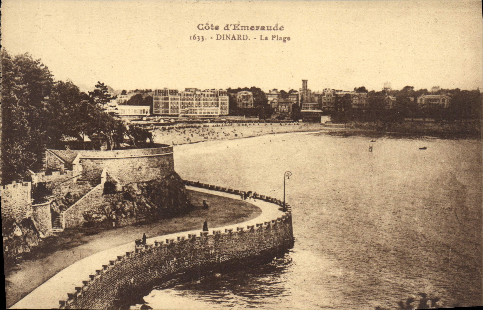 CPA Cote d'Emeraude Dinard La Plage 
