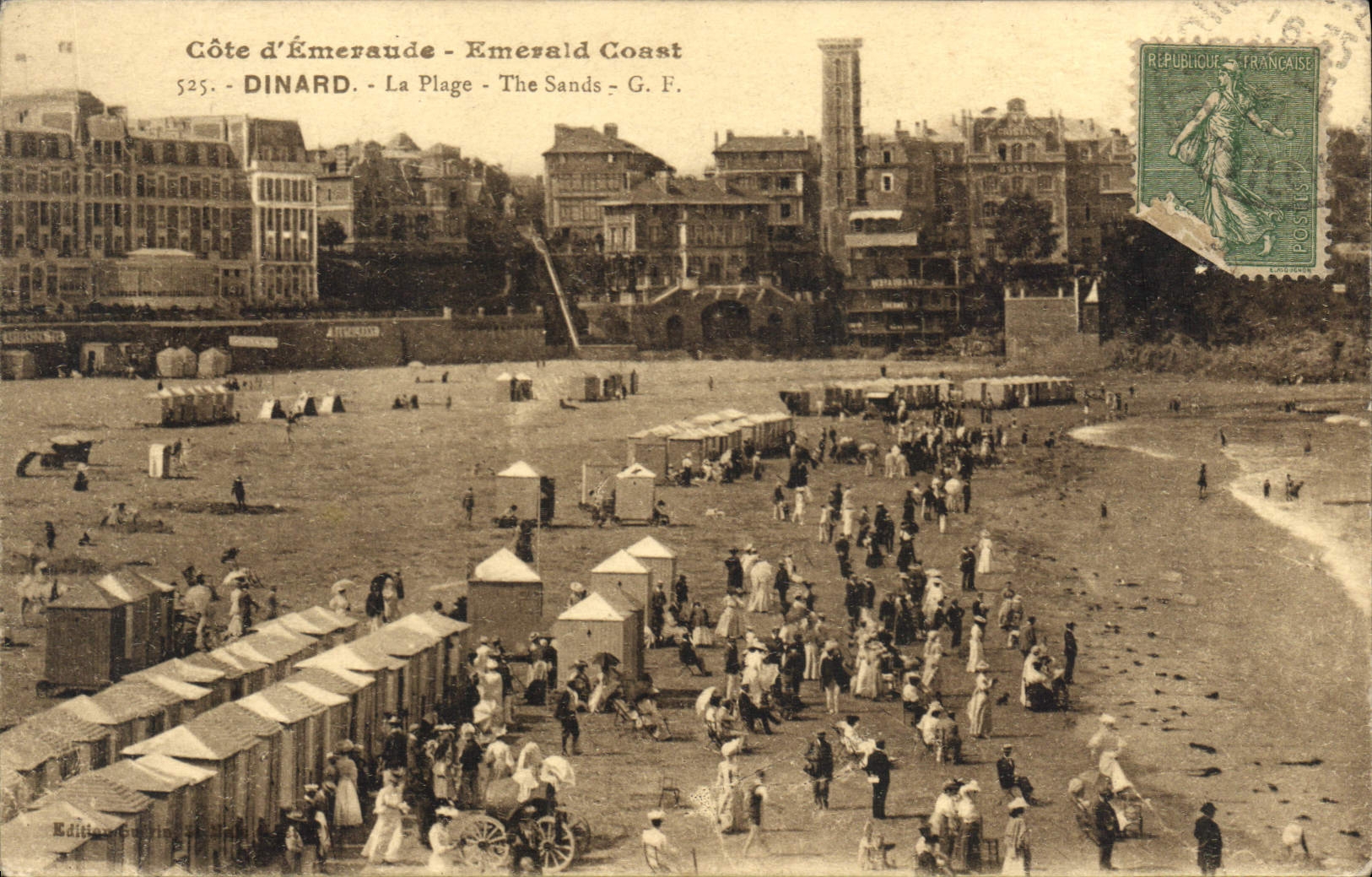 CPA Cote d'Emeraude Dinard La Plage 