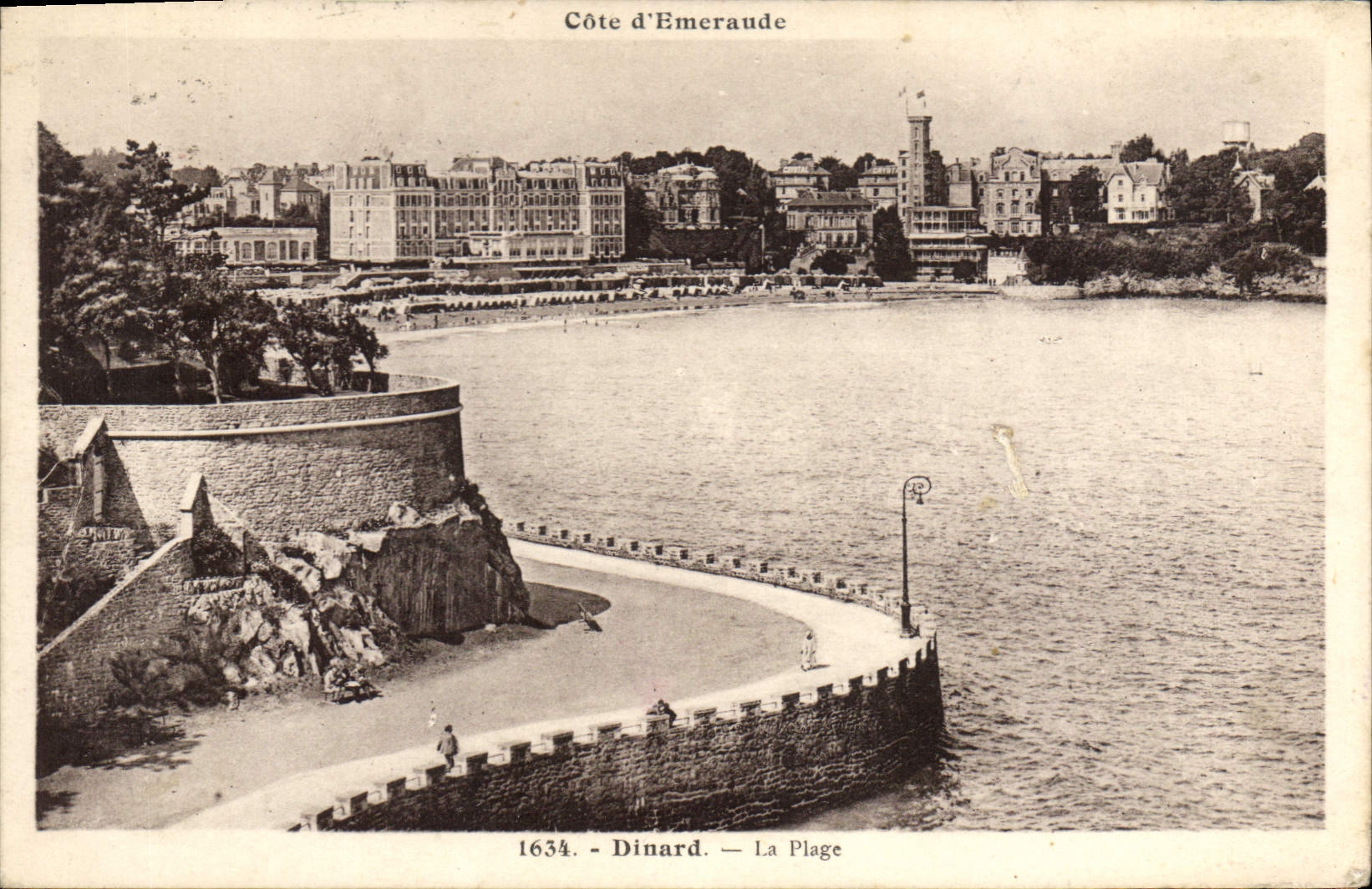 CPA Cote d'Emeraude Dinard La Plage 