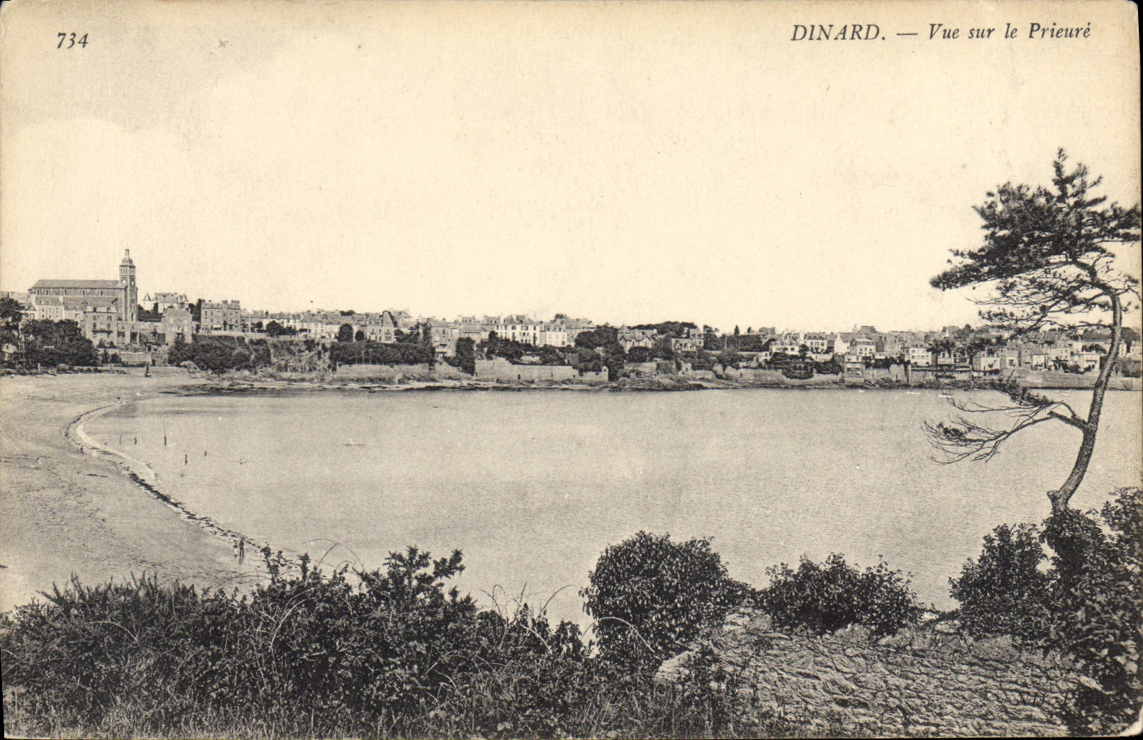 CPA Dinard Vue sur le Prieure 