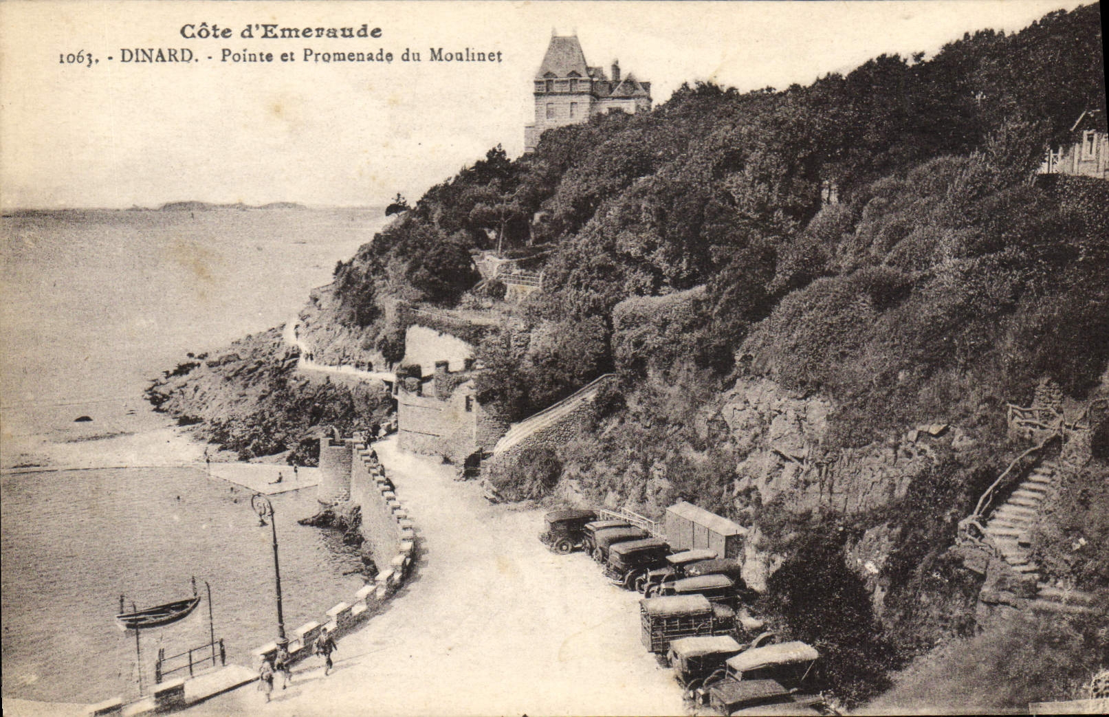 CPA Cote d'Emeraude Dinard Pointe et Promenade du Moulinet 