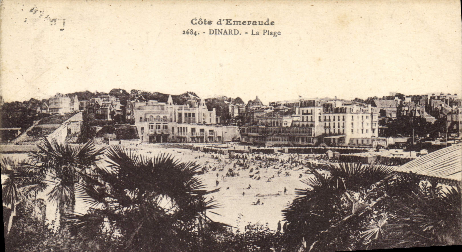 CPA Cote d'Emeraude Dinard La Plage 