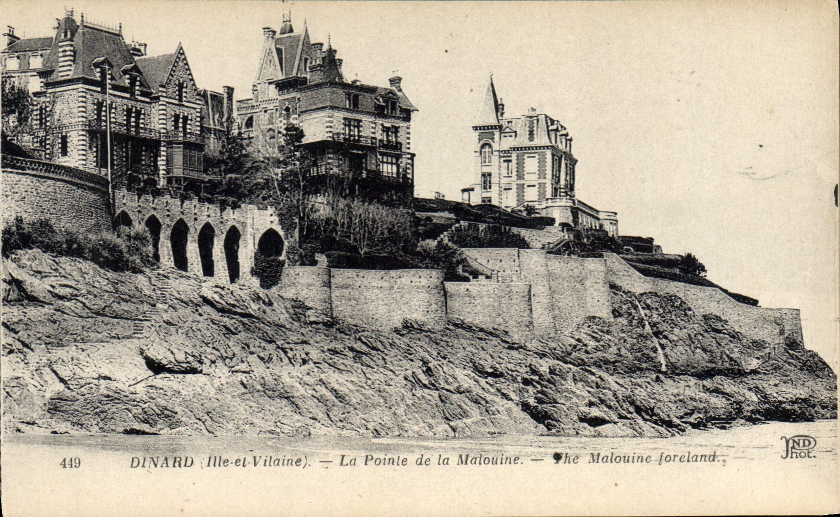 CPA Dinard I et V La Pointe de la Malouine 