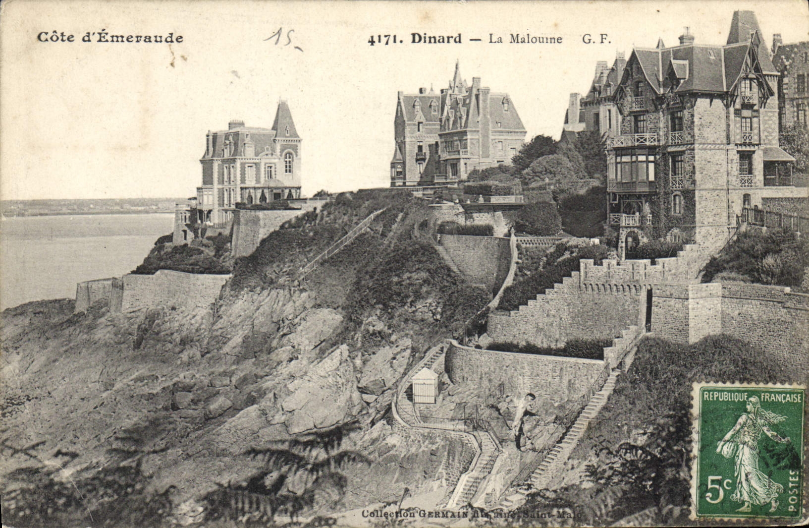 CPA Cote d'Emeraude Dinard La Malouine 