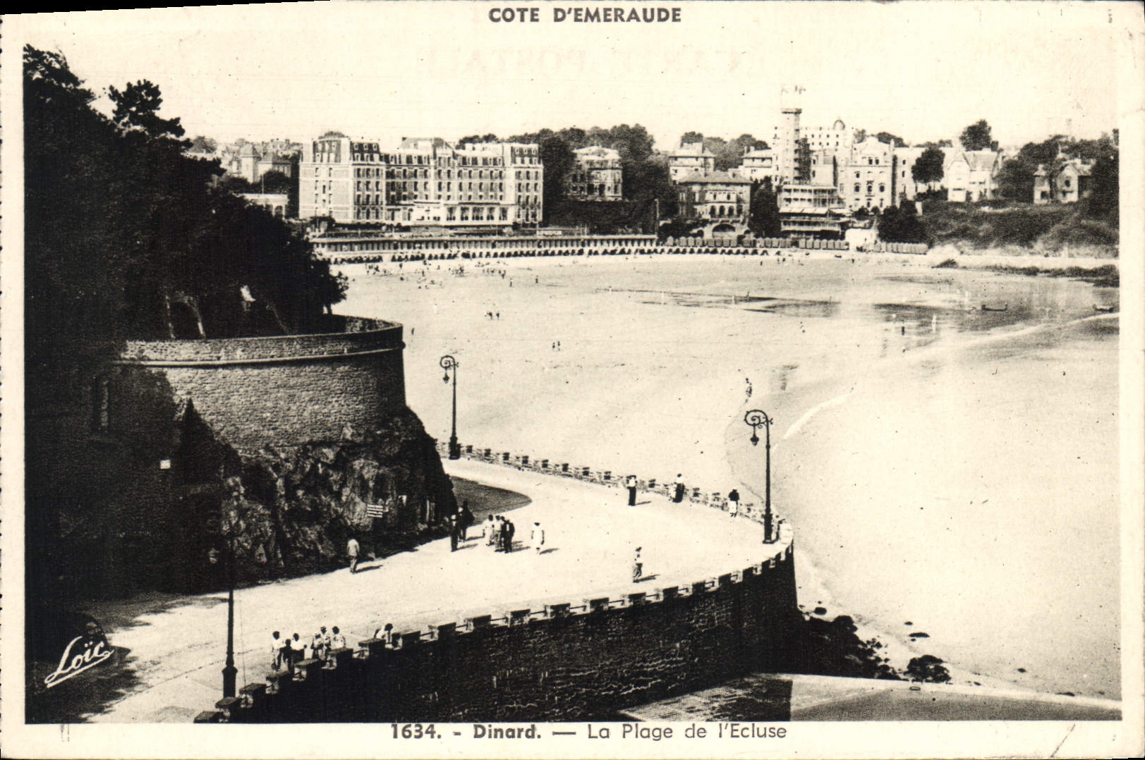CPA Dinard La Plage de l'Ecluse 