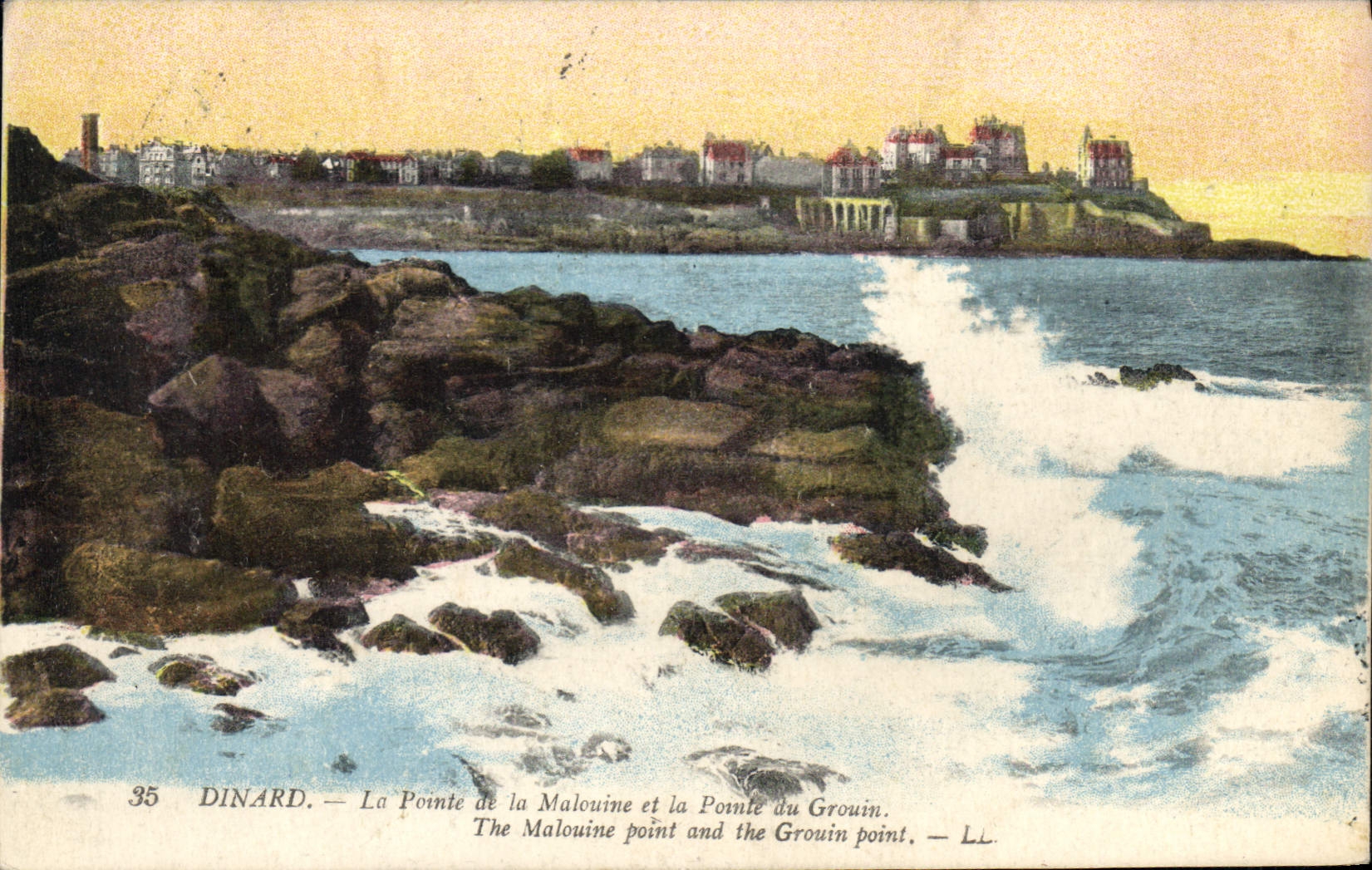 CPA Dinard La Pointe de la Malouine et la Pointe du Grouin 