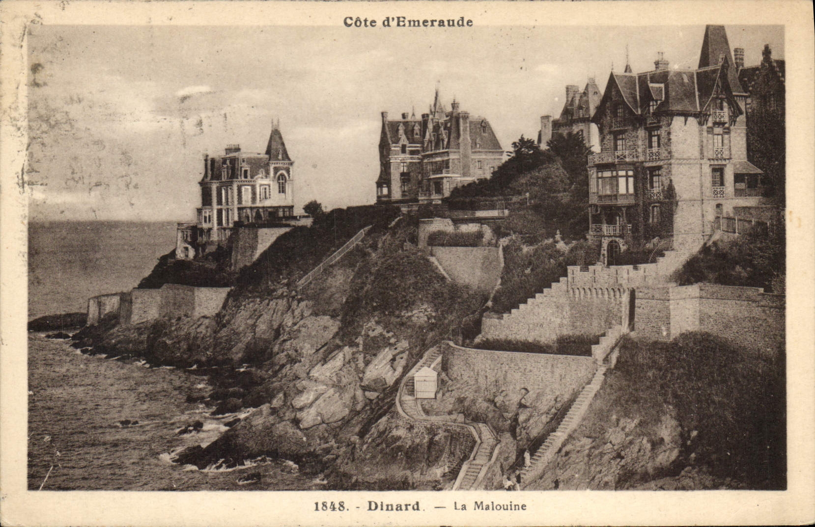 CPA Cote d'Emeraude Dinard La Malouine 