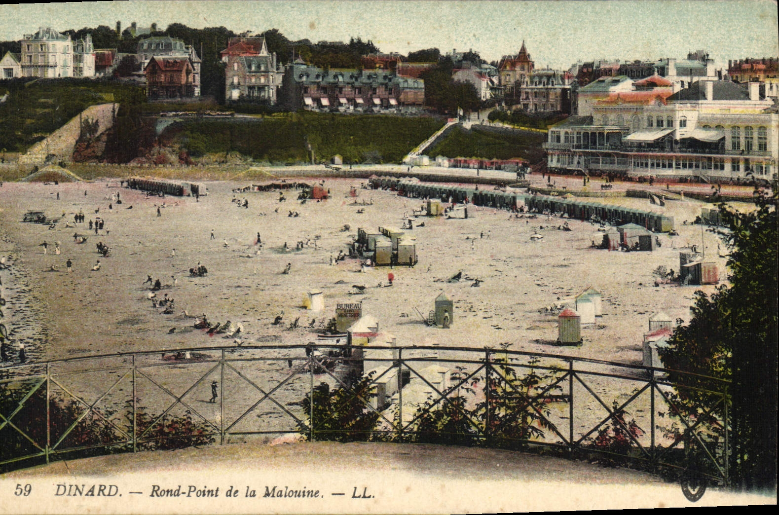 CPA Dinard Rond Point de la Malouine 