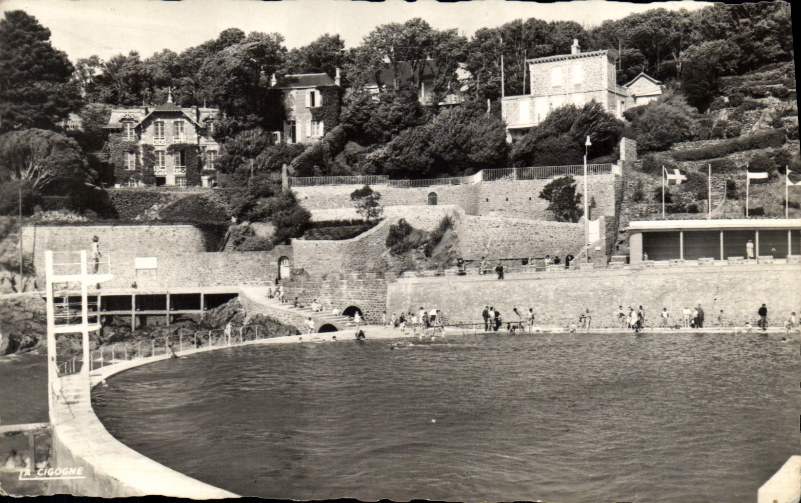 CPA Dinard I et V La Piscine 
