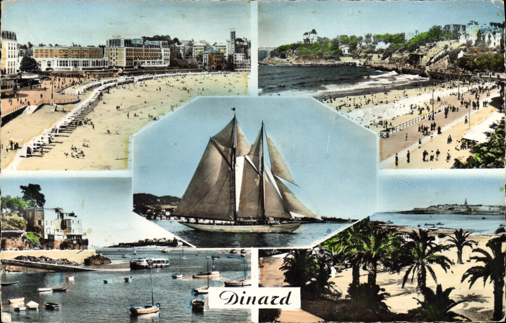CPA Dinard La Plage vers le Crystal 