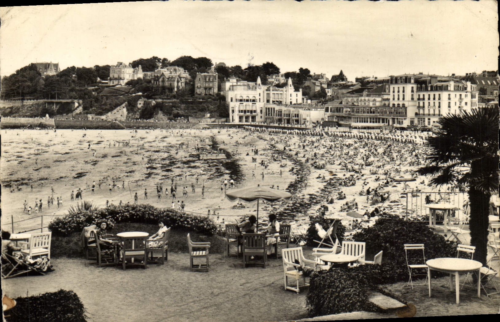 CPA Dinard Promenade du Clair de Lune et vue sur la Rance