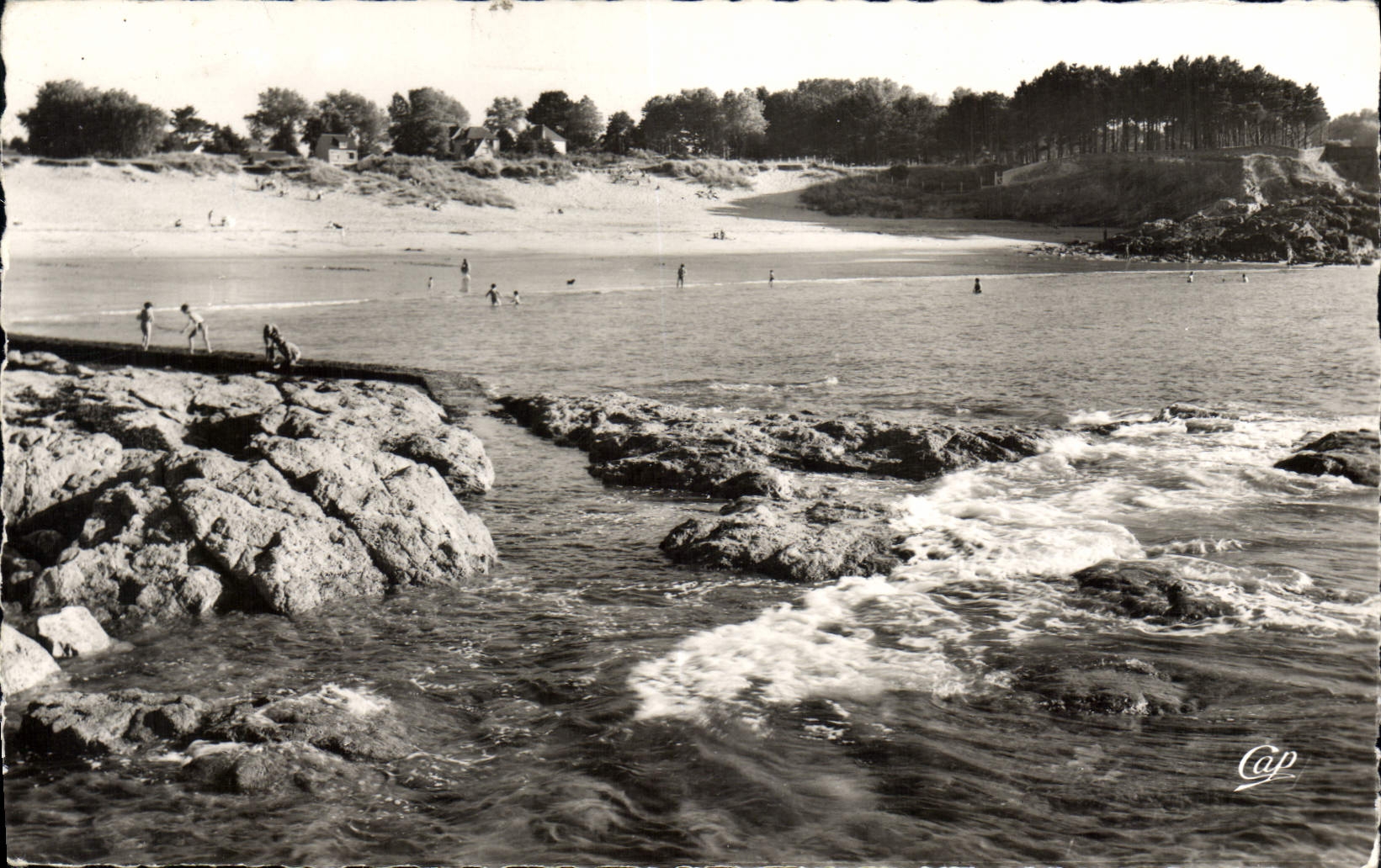 CPA Dinard Port Blanc La Plage 