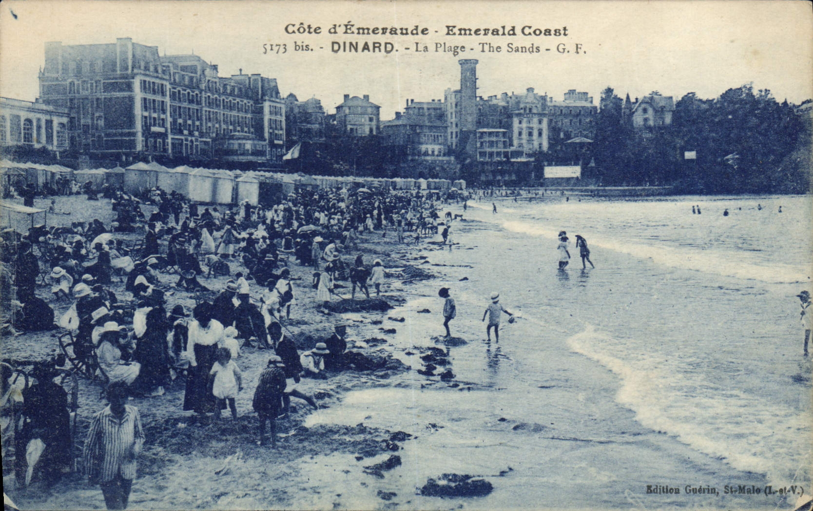 CPA Cote d'Emeraude Dinard La Plage 