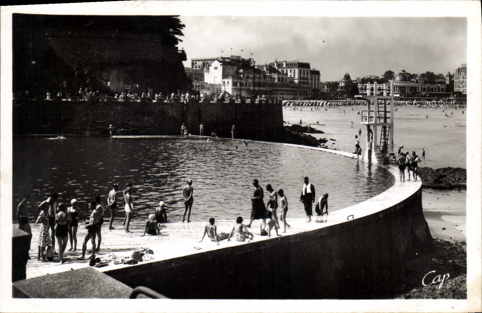 CPA Dinard La Piscine et la Plage 
