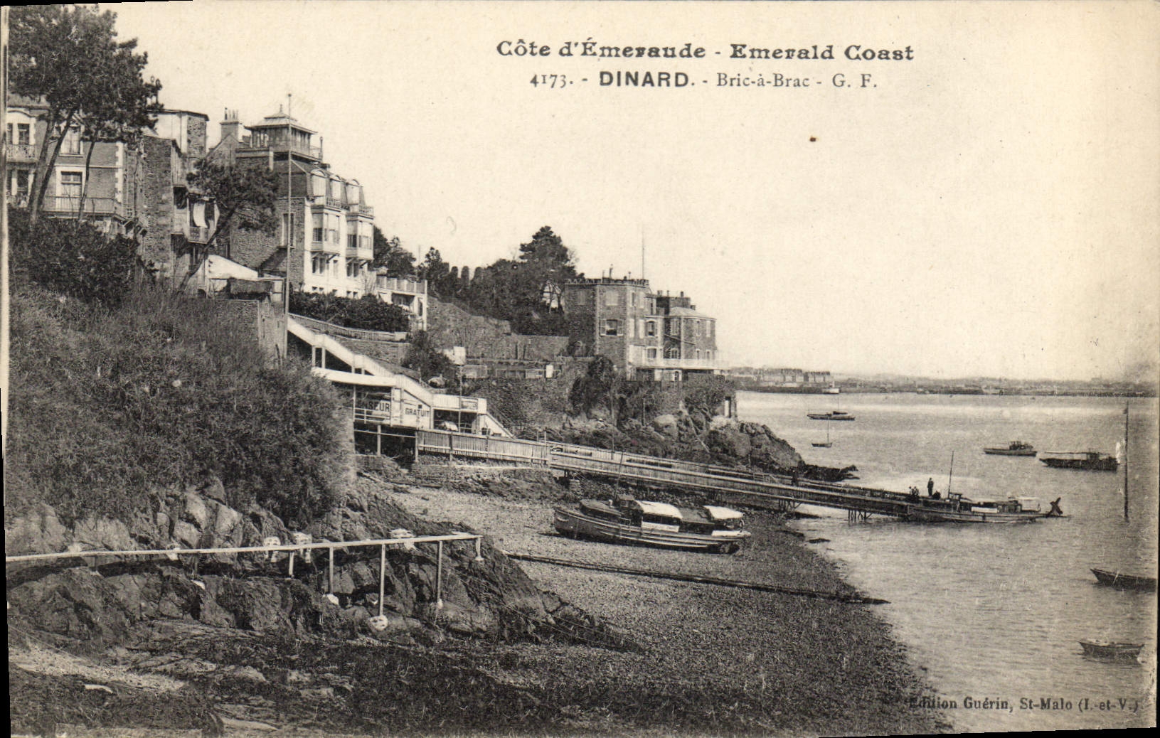 CPA Cote d'Emeraude Dinard Bric a Brac 