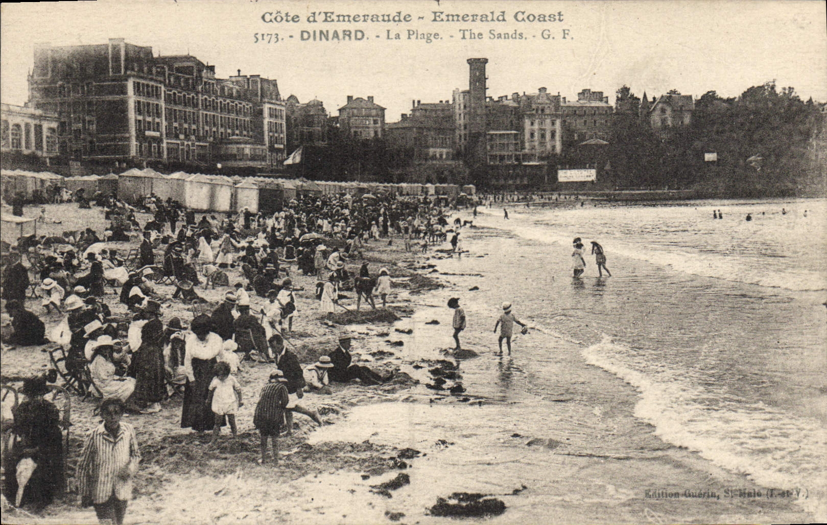 CPA Cote d'Emeraude Dinard La Plage 