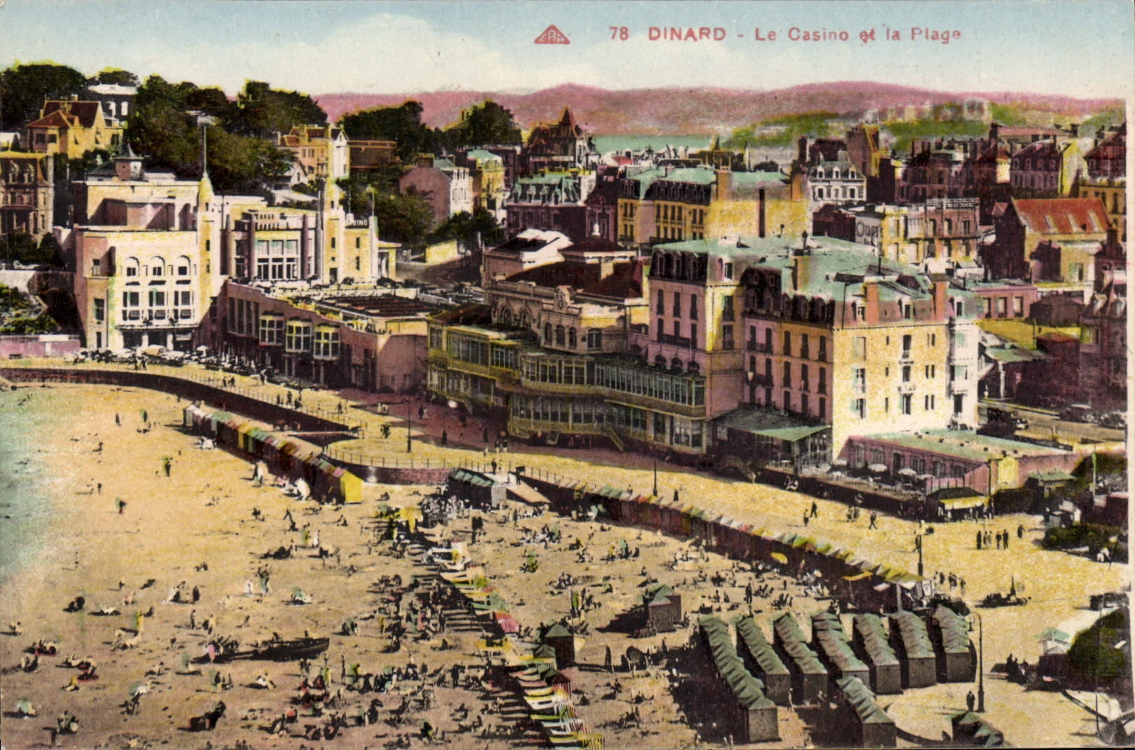 CPA Dinard Le Casino et la Plage 