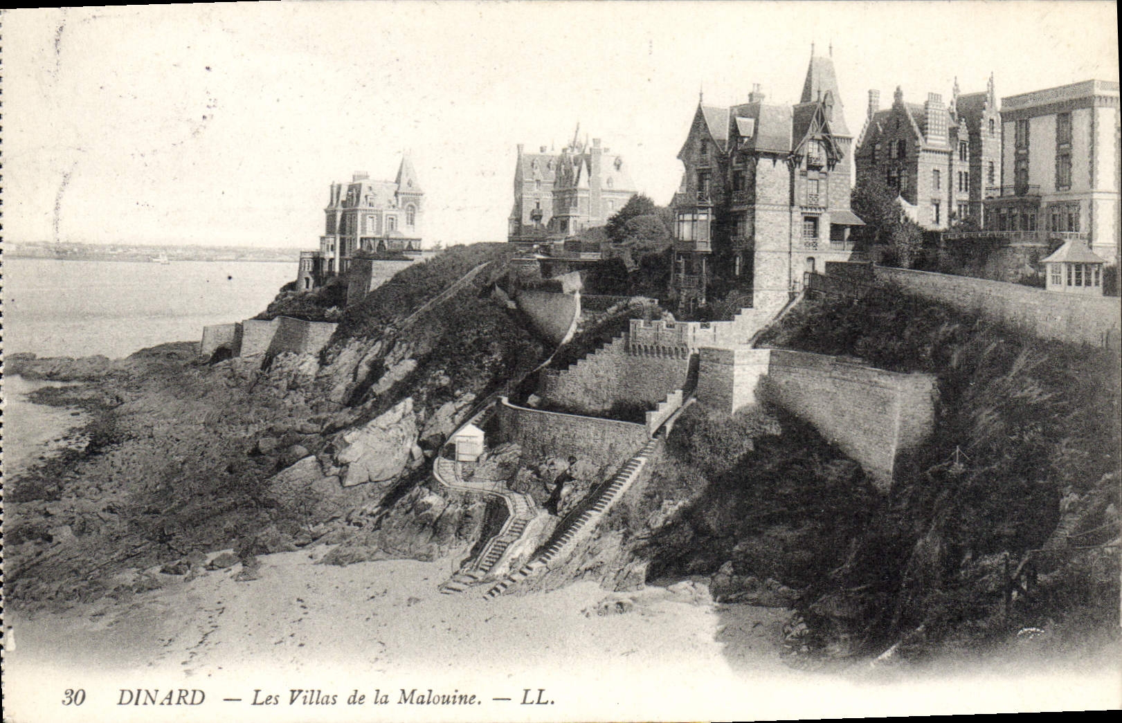 CPA Dinard Les Villas de la Malouine 