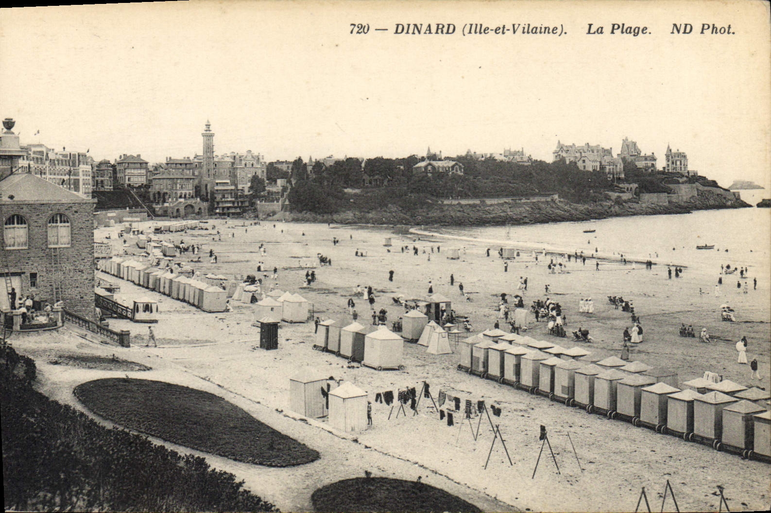 CPA Dinard I et V La Plage 