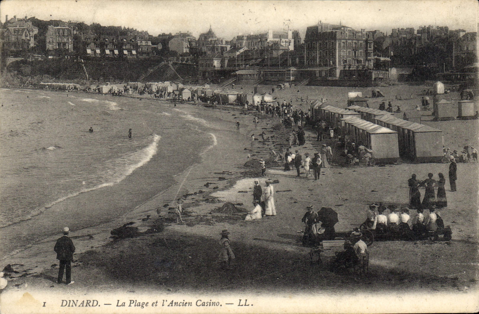 CPA Dinard La Plage et l'Ancien Casino 