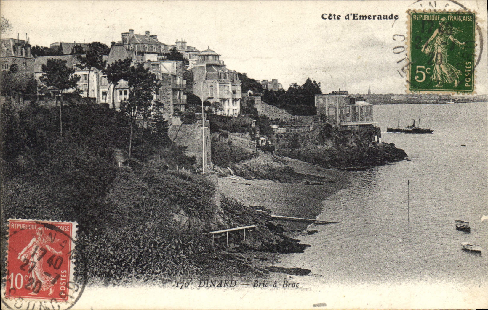 CPA Cote d'Emeraude Dinard Bric a Brac 