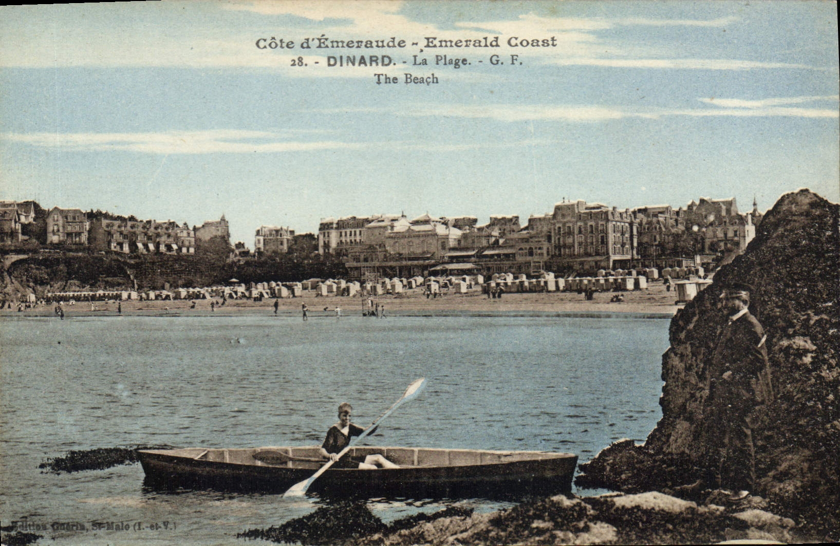 CPA Cote d'Emeraude Dinard La Plage 