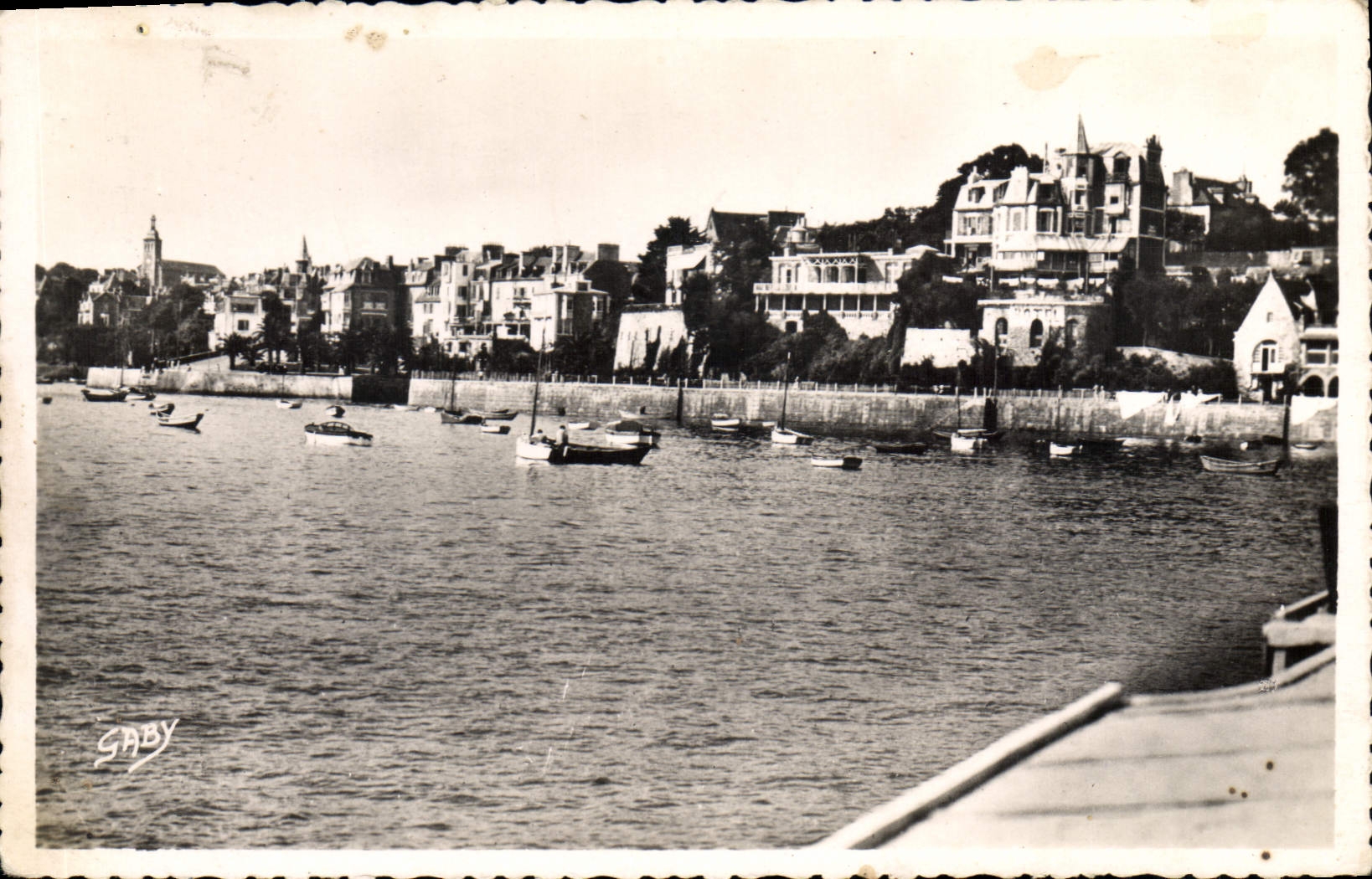 CPA Dinard I et V L'Anse du Yacht Club 