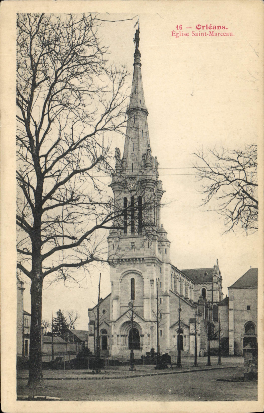 CPA Orleans Eglise St Marceau 